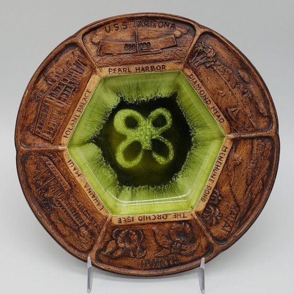 Treasure Craft of Hawaii Vintage Souvenir Ashtray or Decorative Dish - Picture 1 of 10